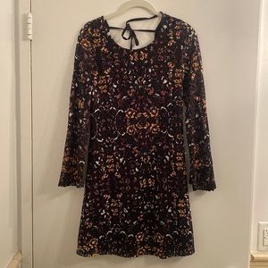 Black lace summer dress